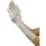 NYfashion101 Women's Fashionable Classy Elbow Length Satin Gloves 8BL 701148BL-IVORY