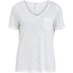 Naisten Valkoiset Koon XS Lyhythihaiset Object V -kaula-aukkoiset V-aukkoiset t-paidat 