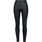 Naisten Mustat Polyesteriset Koon L Wetlook-leggingsit 