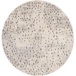 Vaaleanharmaat Polyesteriset Rugvista Pyöreät matot läpimitaltaan 200cm 