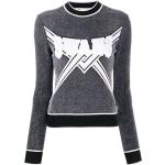 Off-White knitted logo top - Grey
