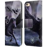 Official Anne Stokes Design Spirit Leather Wallet Mobile Phone Case Cover For Apple iPhone Mobile Phone -