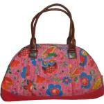 Oilily Funky Flowers Bowling Bag Pink