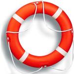 Ology Lifesaving Ring Float Oranssi 75 x 47 cm