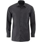 Olymp Luxor Men's Long-sleeved Shirt, Plain, Modern Fit, Global Kent Collar - 38