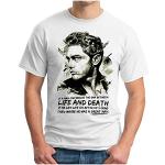 Om3 - James Dean - Life And Death - T-Shirt Legends James Byron Usa Rockabilly, L, White