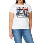 One Direction Women's Midnight Memories Crew Neck Short Sleeve T-Shirt, White, Size 8 (Manufacturer Size: Small)