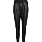 Onlpoptrash Life Easy Coated Pnt Noos Bottoms Trousers Leather Leggings-Housut Black ONLY