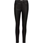 Onlroyal Hw Sk Rock Coated Pim Bottoms Trousers Leather Leggings-Housut Black ONLY