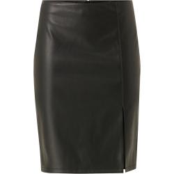 Only - Hame OnlHeidi Faux Leather Pencil Skirt - Musta - 34