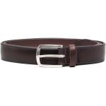 Orciani square-buckle leather belt - Brown