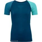 Ortovox - Women's 120 Comp Light Short Sleeve - Merinovilla-alusvaatteet Koko S - sininen