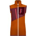 Ortovox - Women's Fleece Grid Vest - Merinovillaliivi Koko XS - punainen