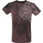 Outer Vision T-paita - Burned Magic - S- 4XL - varten Miehet - Viininpunainen
