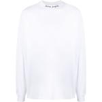 Palm Angels logo-print cotton T-shirt - White