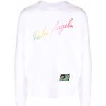 Palm Angels logo-print sweatshirt - White