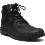 Pampa Shield Wp+ Lth Shoes Boots Ankle Boots Ankle Boots Flat Heel Black Palladium