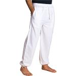 PANASIAM E-Pants, fabric trousers for everyday use, sports, yoga, jogging and much more, 100 % cotton - Straight l