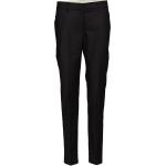 Pants W. Crease - Lucia Bottoms Trousers Slim Fit Trousers Black Coster Copenhagen