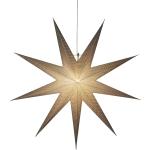 Paper Star 115Cm 9Point Home Decoration Christmas Decoration Christmas Lighting Christmas Starlights Silver Konstsmide