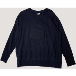 Papu logo sweatshirt, black | woman L