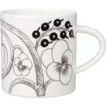 Paratiisi Mug 0.35L Black Home Tableware Cups & Mugs Coffee Cups White Arabia