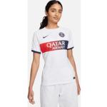 Naisten Valkoiset Polyesteriset Hengittävät Nike Football Paris Saint Germain F.C. Kestävän muodin Jalkapallopaidat alennuksella 