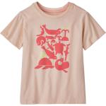 Alennetut Lasten Vaaleanpunaiset Casual-tyyliset Puuvillaiset Koon 98 Kestävästi tuotetut Patagonia Live Simply - Lyhythihaiset t-paidat verkkokaupasta Addnature.fi 