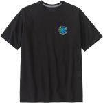 Miesten Mustat Värikkäät Koon M Patagonia O -kaula-aukkoiset Kestävän muodin Logo-t-paidat 