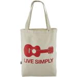 Patagonia Market Tote - Live Simply Guitar: Bleached S - Unisex - OneSize - Partioaitta