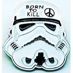 Patch Nation Born to Kill Stormtrooper Cosplay Metal Pin Badge