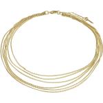 Pause Recycled Ankle Chain Gold-Plated Accessories Jewellery Ankle Chain Gold Pilgrim