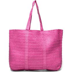 Pcloma Straw Shopper Bags Beach Bags Vaaleanpunainen Pieces