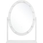 Valkoinen seisova meikkipeili LED-valoilla 55 x 60 cm ROSTRENEN