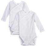 Petit Bateau 2 Pack White Kimono Bodysuits, 6M (26 1/2 inches)