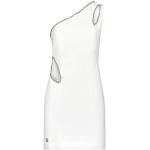 Naisten Valkoiset Polyesteriset Koon M Mini Joustavat Philipp Plein Off-shoulder Kotelomekot 