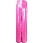 Naisten Vaaleanpunaiset Polyesteriset Philipp Plein Paljetti Leveälahkeiset housut alennuksella 