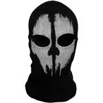 ChAmBer37 Gesichtsmaske, Motiv Call of Duty: Ghosts (Skelett-Kopf), Totenkopf-Motiv, Sturmhaube 09, Schwarz