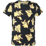 Miesten Mustat Koon S Pokemon Pikachu Puuvillat-paidat 