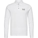 Polo Shirt Polos Long-sleeved Valkoinen EA7