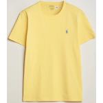 Miesten Keltaiset Koon M Lyhythihaiset Ralph Lauren Polo Ralph Lauren O -kaula-aukkoiset Logo-t-paidat 