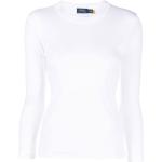 Naisten Valkoiset Koon XL Pitkähihaiset Ralph Lauren Polo Ralph Lauren O -kaula-aukkoiset O-aukkoiset t-paidat 