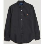 Polo Ralph Lauren Slim Fit Garment Dyed Oxford Shirt Polo Black