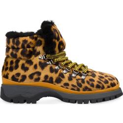Prada leopard hiking boots - Brown