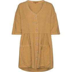 Premium Linen Dress Sport Short Dress Yellow Rip Curl