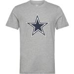 Miesten Harmaat Lyhythihaiset Fanatics Dallas Cowboys Logo-t-paidat alennuksella 