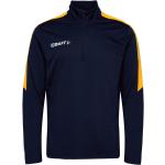 Progress Halfzip Ls Tee M Sweat-shirts & Hoodies Fleeces & Midlayers Tummansiniset Craft