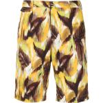 Pt01 painterly-print bermuda shorts - Yellow