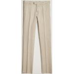PT01 Slim Fit Linen Drawstring Pants Light Beige