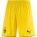 PUMA Herren Hose BVB Replica Shorts with Innerslip, Cyber Yellow-Black, 3XL